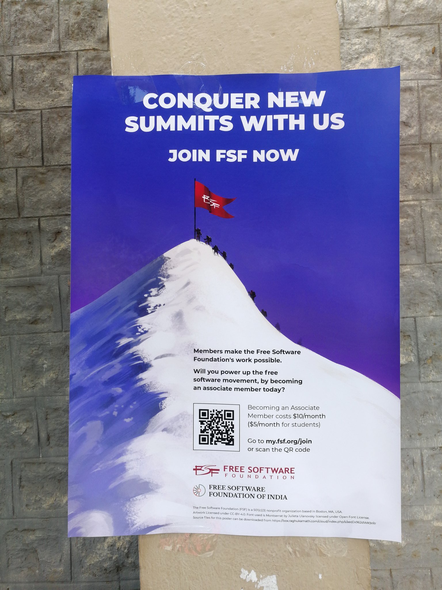 Poster number two in action