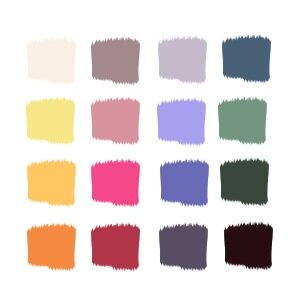 Colour palette for Krita tutorial