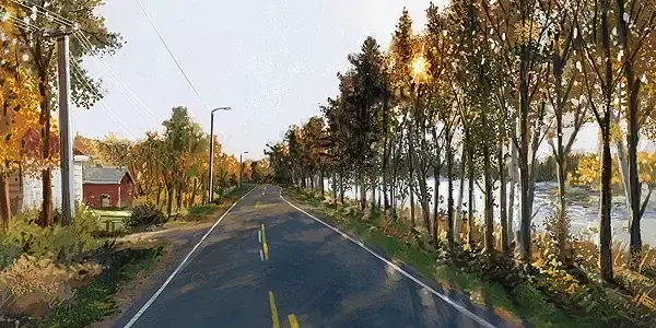 Virtual Plein-Air Wandering At Daybreak-thumb