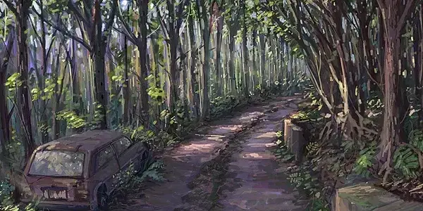 Virtual plienair from streetview - somewhere in Tokushima Japan-thumb